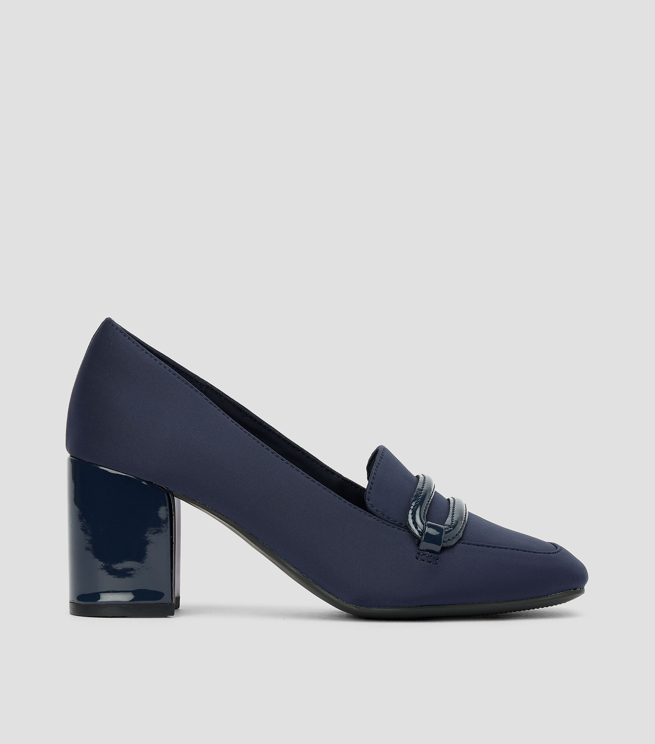 Zapatillas con tacón ancho de 7 cm Mujer